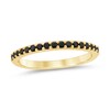 Thumbnail Image 1 of 1/4 CT. T.W. Black Diamond Wedding Band in 14K Gold