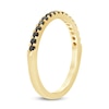 Thumbnail Image 2 of 1/4 CT. T.W. Black Diamond Wedding Band in 14K Gold