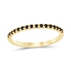 Thumbnail Image 1 of 1/6 CT. T.W. Black Diamond Wedding Band in 10K Gold