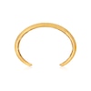 Thumbnail Image 2 of Textured Open Cuff Bangle in Sterling Silver with 14K Gold Plate - 7.5"