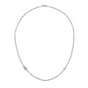 Thumbnail Image 2 of Rosary Necklace in Solid Sterling Silver - 24.5”