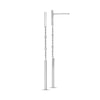 Thumbnail Image 1 of Bar and Chain Dangle Drop Earrings in Hollow Sterling Silver