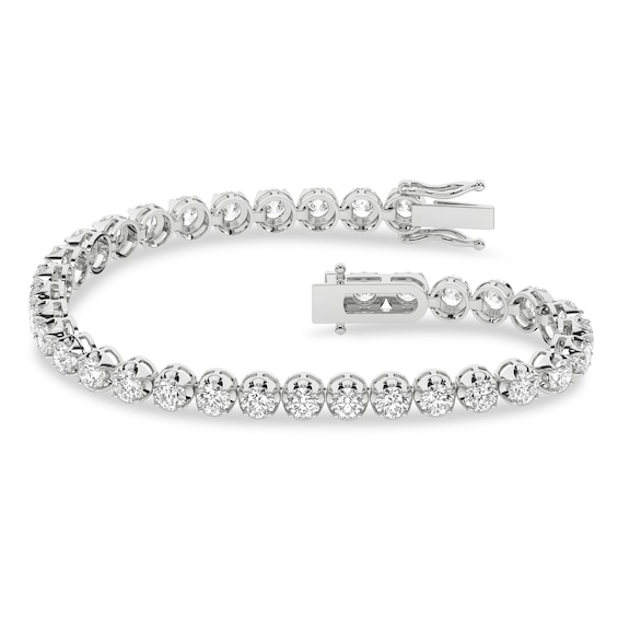 7 CT. T.w. Certified Lab-Grown Diamond Tennis Bracelet in 14K White Gold (F/Si2) - 7.25â