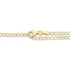 Thumbnail Image 2 of 1 CT. T.W. Diamond Double Curb Chain Bracelet in 10K Gold - 9"