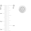 Thumbnail Image 3 of 1/4 CT. T.W. Certified Lab-Grown Multi-Diamond Grooved Frame Stud Earrings in 14K White Gold (F/SI2)