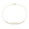 Thumbnail Image 1 of 1/4 CT. T.W. Diamond “Mama” Bracelet in 10K Gold - 7.25”