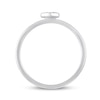 Thumbnail Image 4 of 1/10 CT. T.W. Hexagon Multi-Diamond Ring in 10K White Gold