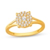 Thumbnail Image 1 of 1/3 CT. T.W. Multi-Diamond Split Shank Ring in 10K Gold
