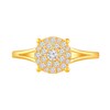 Thumbnail Image 3 of 1/3 CT. T.W. Multi-Diamond Split Shank Ring in 10K Gold