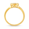 Thumbnail Image 4 of 1/3 CT. T.W. Multi-Diamond Split Shank Ring in 10K Gold