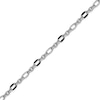 Thumbnail Image 3 of Lightweight Fancy Link Bracelet in Hollow Sterling Silver and Black Enamel - 8”