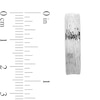 Thumbnail Image 2 of 22.83mm Diamond-Cut Striated V-Hoop Earrings in Sterling Silver