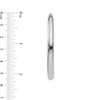 Thumbnail Image 2 of 55.0mm Tube Hoop Earrings in Hollow Sterling Silver
