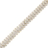Thumbnail Image 2 of 4 CT. T.W. Certified Lab-Grown Diamond Chevron Link Bracelet in 14K Gold (F/SI2)