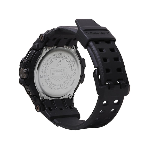 Menâs Casio G-Shock Master of G Gravitymaster Solar-Powered Black Resin Strap Watch with Black Dial (Model: Grb300-1A)
