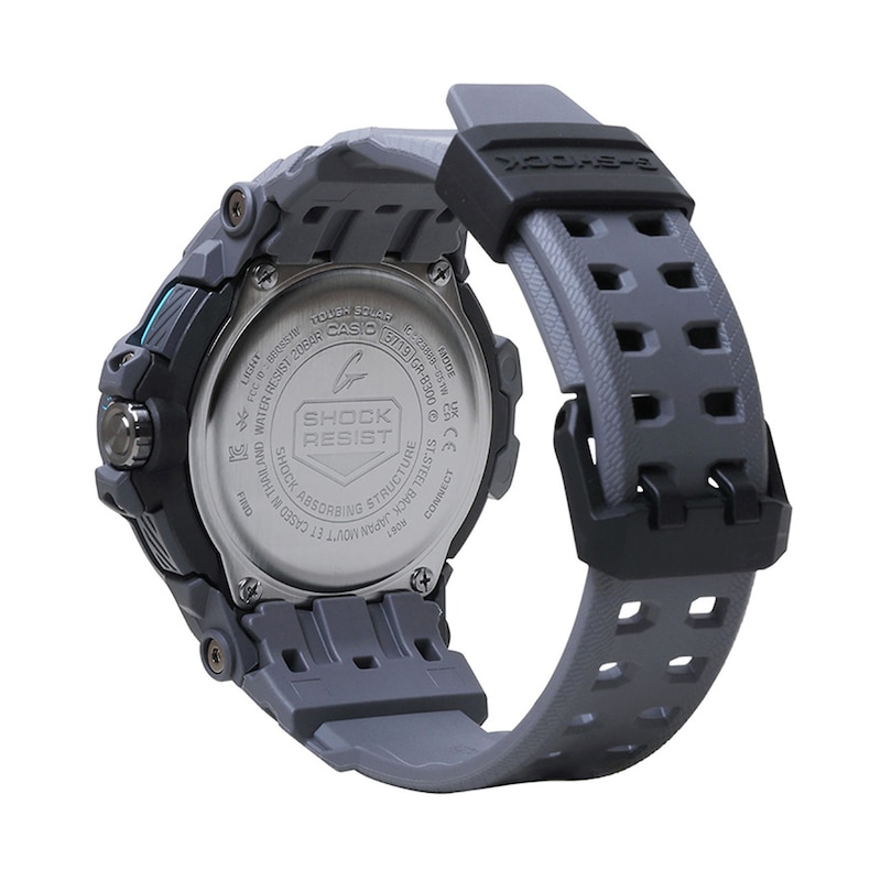 Main Image 2 of Men’s Casio G-Shock Master of G Gravitymaster Solar-Powered Resin Watch with Black and Blue Dial (Model: GRB300-8A2)