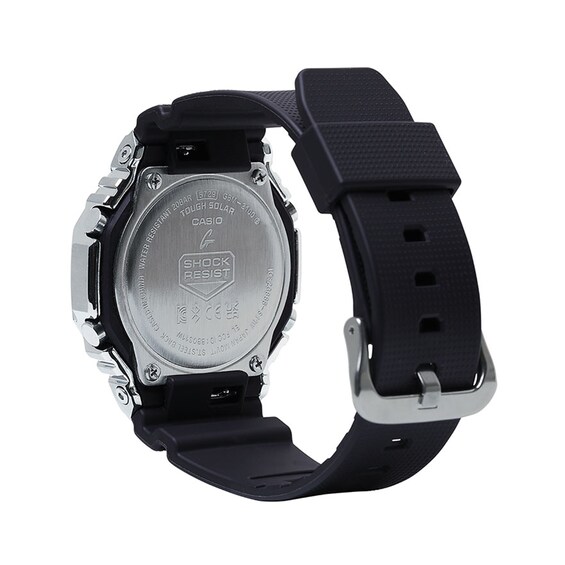 Men's Casio G-Shock Classic Solar-Powered Analog Digital Strap Watch with Ice Blue Dial (Model: Gbm2100A-1A2)