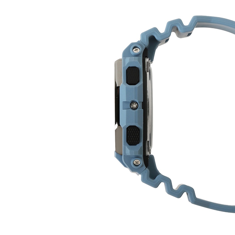 Main Image 3 of Men’s Casio G-Shock G-LIDE Surf Digital Ocean Blue Resin Strap Watch with Octagonal Black Dial (Model: GBX100-2A)