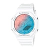 Thumbnail Image 1 of Men’s Casio G-Shock Beach Time Analog-Digital White Resin Strap Watch (Model: GA2100TL-7A)