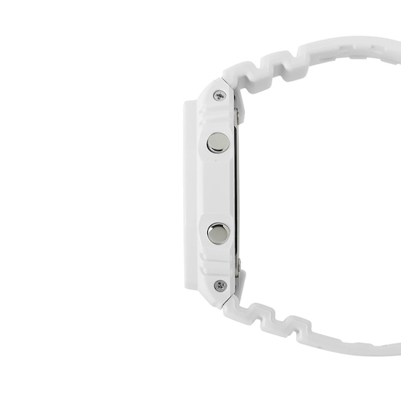 Menâs Casio G-Shock Beach Time Analog-Digital White Resin Strap Watch (Model: Ga2100Tl-7A)