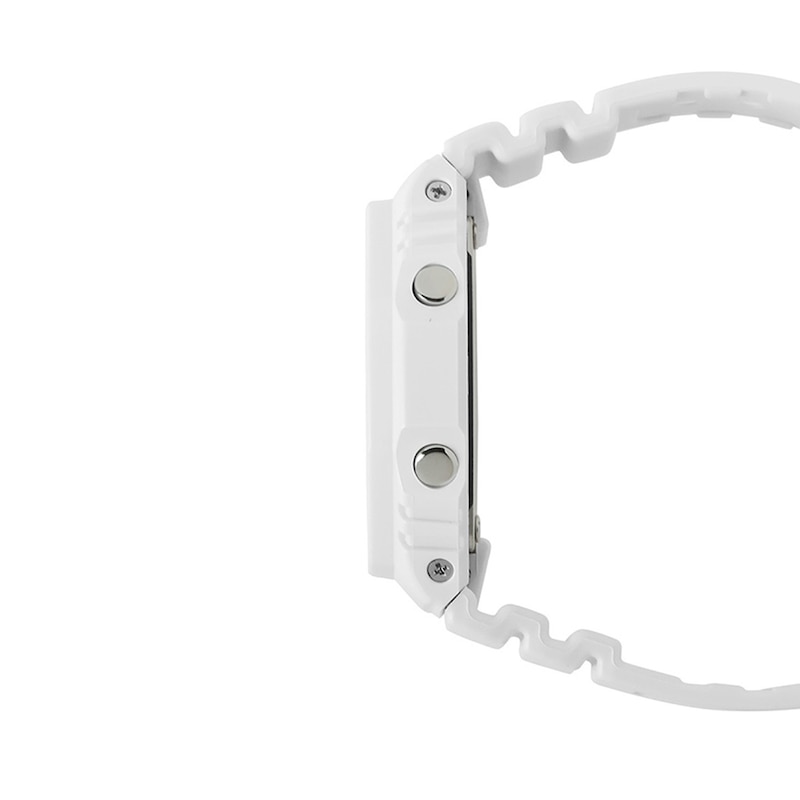 Main Image 3 of Men’s Casio G-Shock Beach Time Analog-Digital White Resin Strap Watch (Model: GA2100TL-7A)