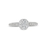 Thumbnail Image 3 of 3/4 CT. T.W. Multi-Diamond Engagement Ring in 14K White Gold