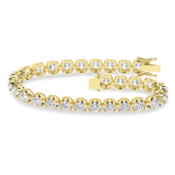 10 CT. T.w. Certified Lab-Grown Diamond Tennis Bracelet in 14K Gold (F/Si2) - 7.25â