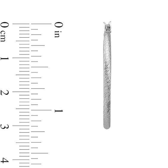 Double-Hoop Earrings in Hollow Sterling Silver