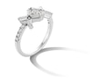 Thumbnail Image 3 of Zales x Nungu 3/4 CT. T.W. Baguette and Round Diamond "XO" Ring in 14K White Gold