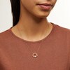 Thumbnail Image 2 of Zales x Nungu 3/4 CT. T.W. Diamond Station Circle Necklace in 14K Gold
