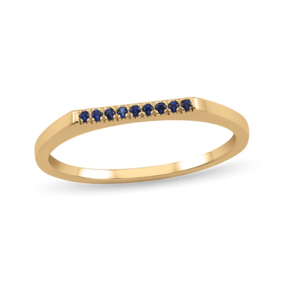Gemstone Single Row Band (1 Stone)