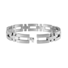 Thumbnail Image 1 of Alternating Cross Link Bracelet in Titanium - 8.5"