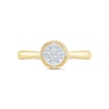 Thumbnail Image 3 of 1/6 CT. T.W. Multi-Diamond Frame Ring in 10K Gold