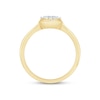 Thumbnail Image 4 of 1/6 CT. T.W. Multi-Diamond Frame Ring in 10K Gold