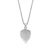 Thumbnail Image 4 of Antique-Finish Lion Head Pendant in Stainless Steel - 24”