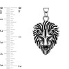 Thumbnail Image 6 of Antique-Finish Lion Head Pendant in Stainless Steel - 24”