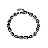 Thumbnail Image 5 of 7.5mm Antique-Finish Mariner Chain Bracelet in Solid Stainless Steel with Black Ion Plate - 8.25”