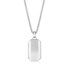 Thumbnail Image 4 of Rectangle Malachite Octagon Pendant in Sterling Silver - 24”