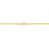 Thumbnail Image 3 of 1.5mm Long Bead Chain Bracelet in Solid 14K Gold - 7.5"