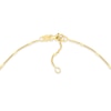 Thumbnail Image 3 of 1.0mm Diamond-Cut Brilliance Bead Station Curb Chain Anklet in Solid 14K Gold - 10"