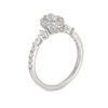 Thumbnail Image 3 of 3/4 CT. T.W. Oval Diamond Frame Vintage-Style Engagement Ring in 14K White Gold