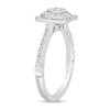 Thumbnail Image 2 of Collector’s Edition Enchanted Disney The Princess and the Frog Diamond Double Frame Engagement Ring in 14K White Gold