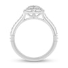 Thumbnail Image 3 of Collector’s Edition Enchanted Disney The Princess and the Frog Diamond Double Frame Engagement Ring in 14K White Gold