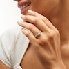 Thumbnail Image 2 of 1-1/2 CT. T.W. Tilted Princess-Cut Certified Lab-Grown Diamond Bypass Shank Engagement Ring in 14K Gold (F/VS2)