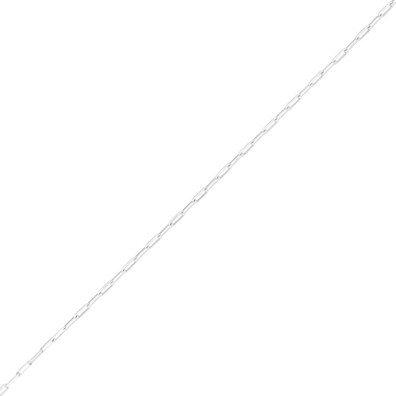 3.0mm Diamond-Cut Paper Clip Chain Necklace in Hollow Sterling Silver - 20"