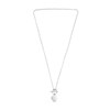 Thumbnail Image 2 of 2.7mm Link Chain with Heart Charm Toggle Necklace in Sterling Silver - 18"