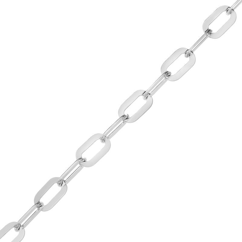 Main Image 2 of 10.3mm Paper Clip Chain Bracelet in Hollow Sterling Silver - 8"