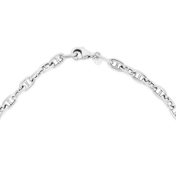 5.9mm Puff Mariner Chain Bracelet in Hollow Sterling Silver - 7.5"