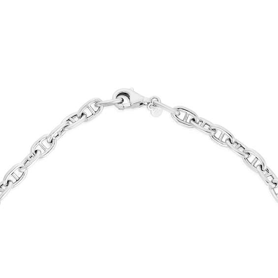 5.9mm Puff Mariner Chain Necklace in Hollow Sterling Silver - 18"