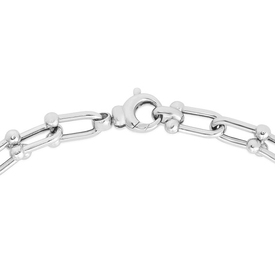 6.0mm Oval Link Chain Necklace in Hollow Sterling Silver - 20"